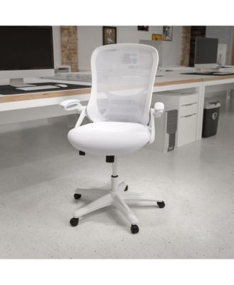 High Back Mesh Ergonomic Office Chair With Flip-Up Arms