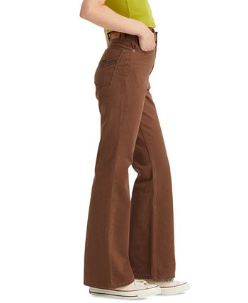 Levi's Women's 70s Movin' On Cotton High-Rise Flare Jeans - Macy's