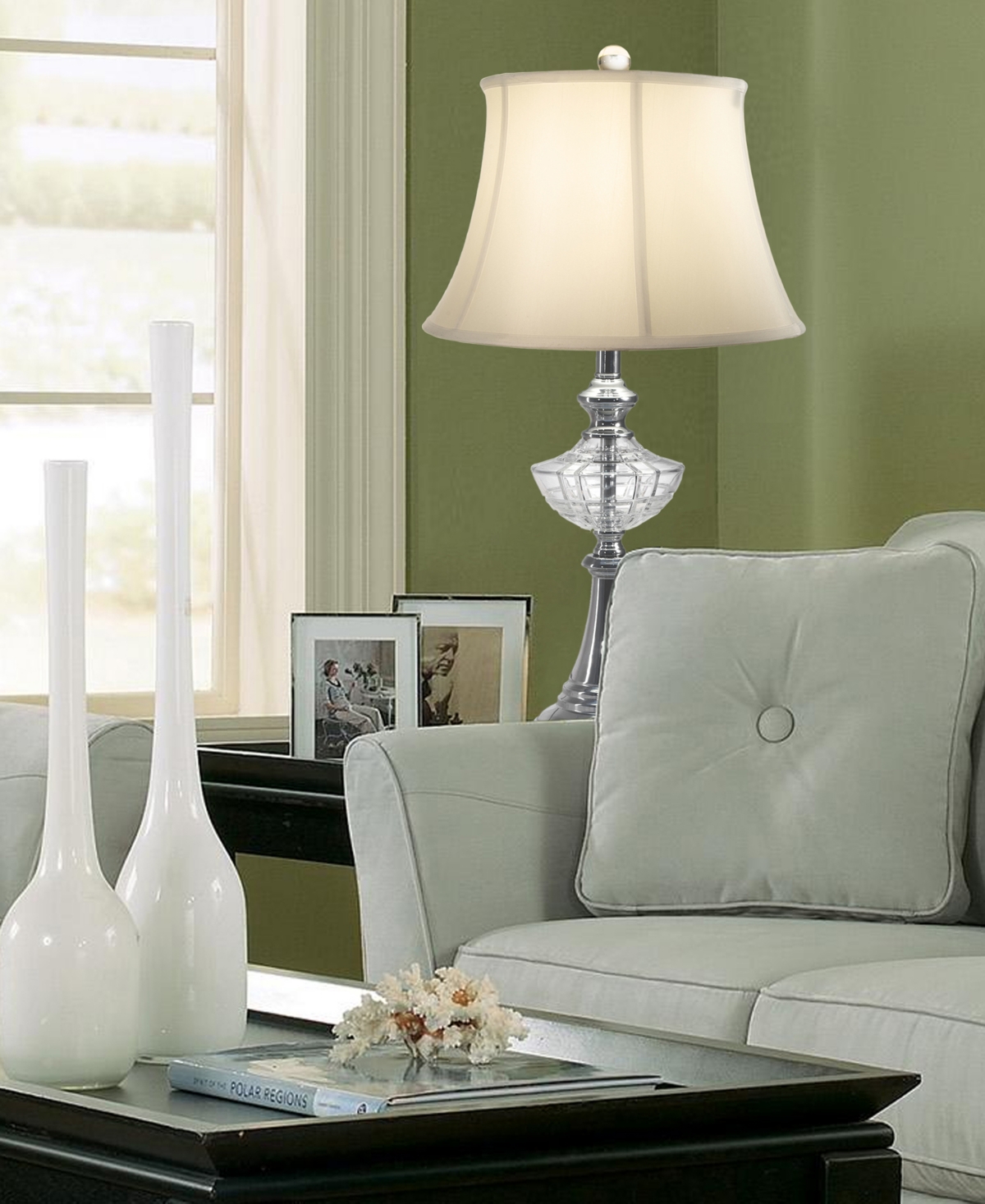 Dale Tiffany Avery Lead Crystal Table Lamp