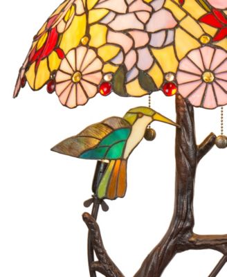 Perched Hummingbirds Table Lamp