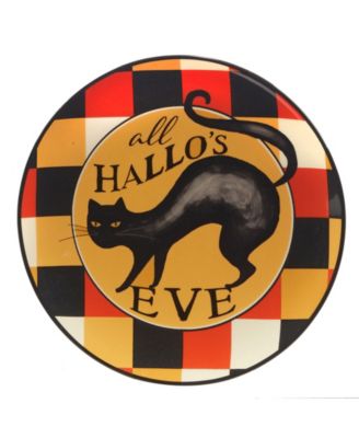 Spooky Halloween Set of 4 Dessert Plates, Service for 4