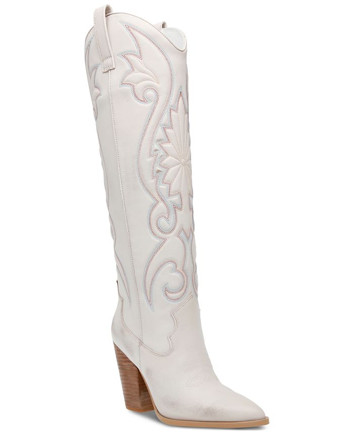Steve Madden Women's Lashes Tall Cowboy Boots - Macy's