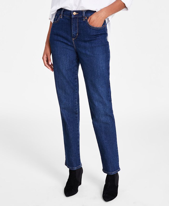 Gloria Vanderbilt Amanda Denim Jeans Women's 10P Petite Short Blue Straight  Leg