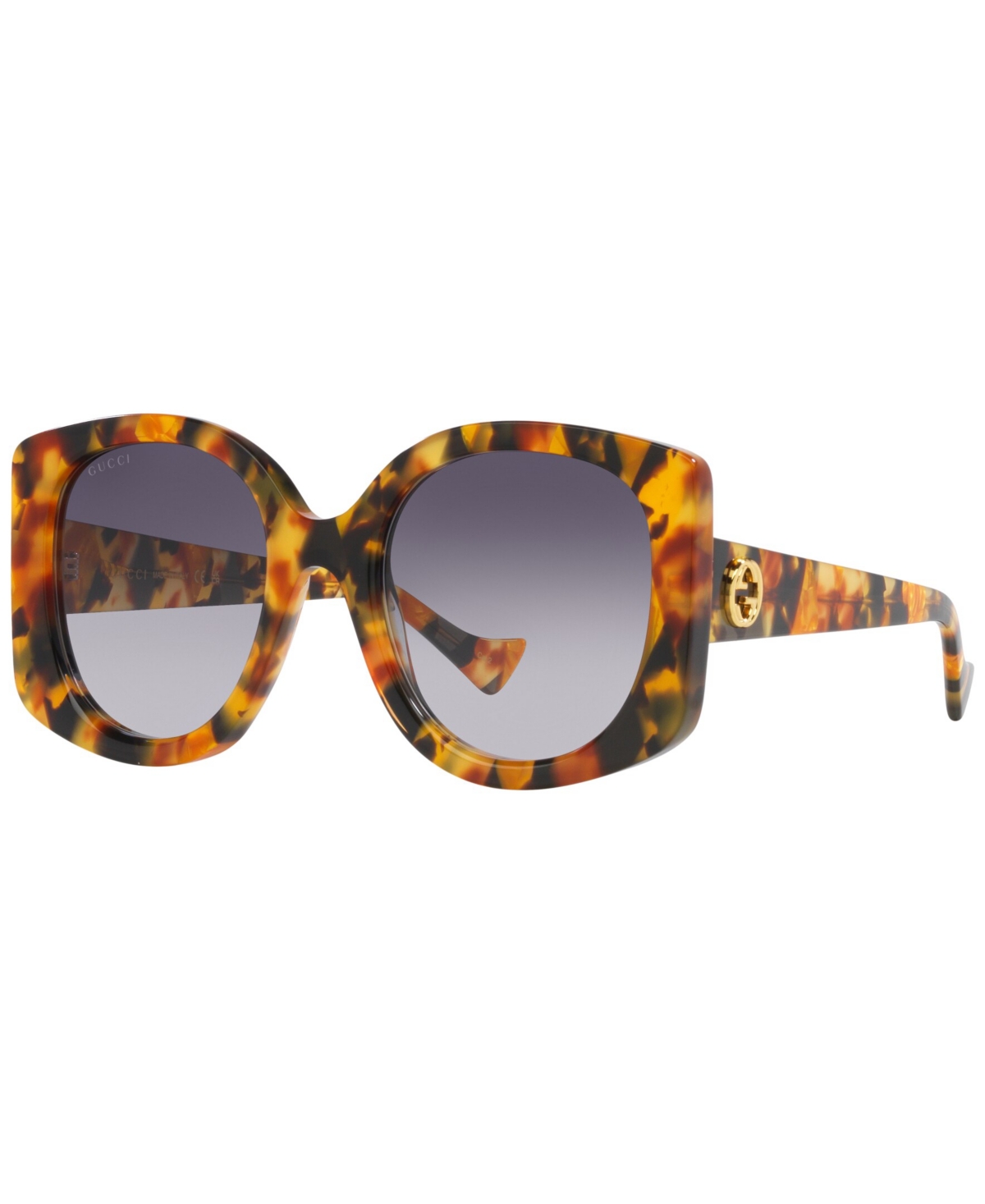 Gucci Women's Sunglasses, Gg1257s In Tortoise Silver-tone