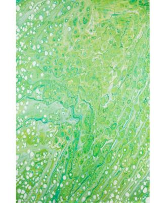 D Style Splash Spl5 Area Rug In Lime