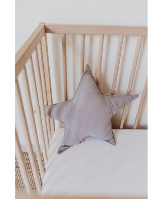GOTS Certified Organic Knit Cotton Crib Sheets, Off White