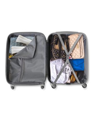 Varsity 2-Piece Carry-On Hardside Cosmetic Luggage Set