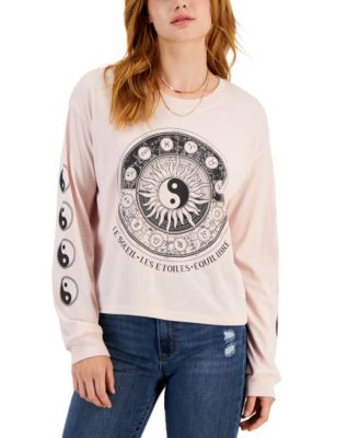 Rebellious One - Juniors' Yin Yang Long-Sleeve T-Shirt
