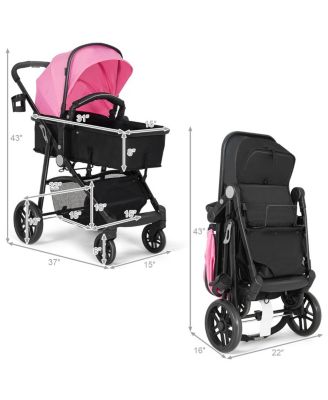 Baby 2 In1 Foldable Stroller Travel Newborn
