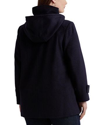 Women's Plus Size Hooded Walker Coat