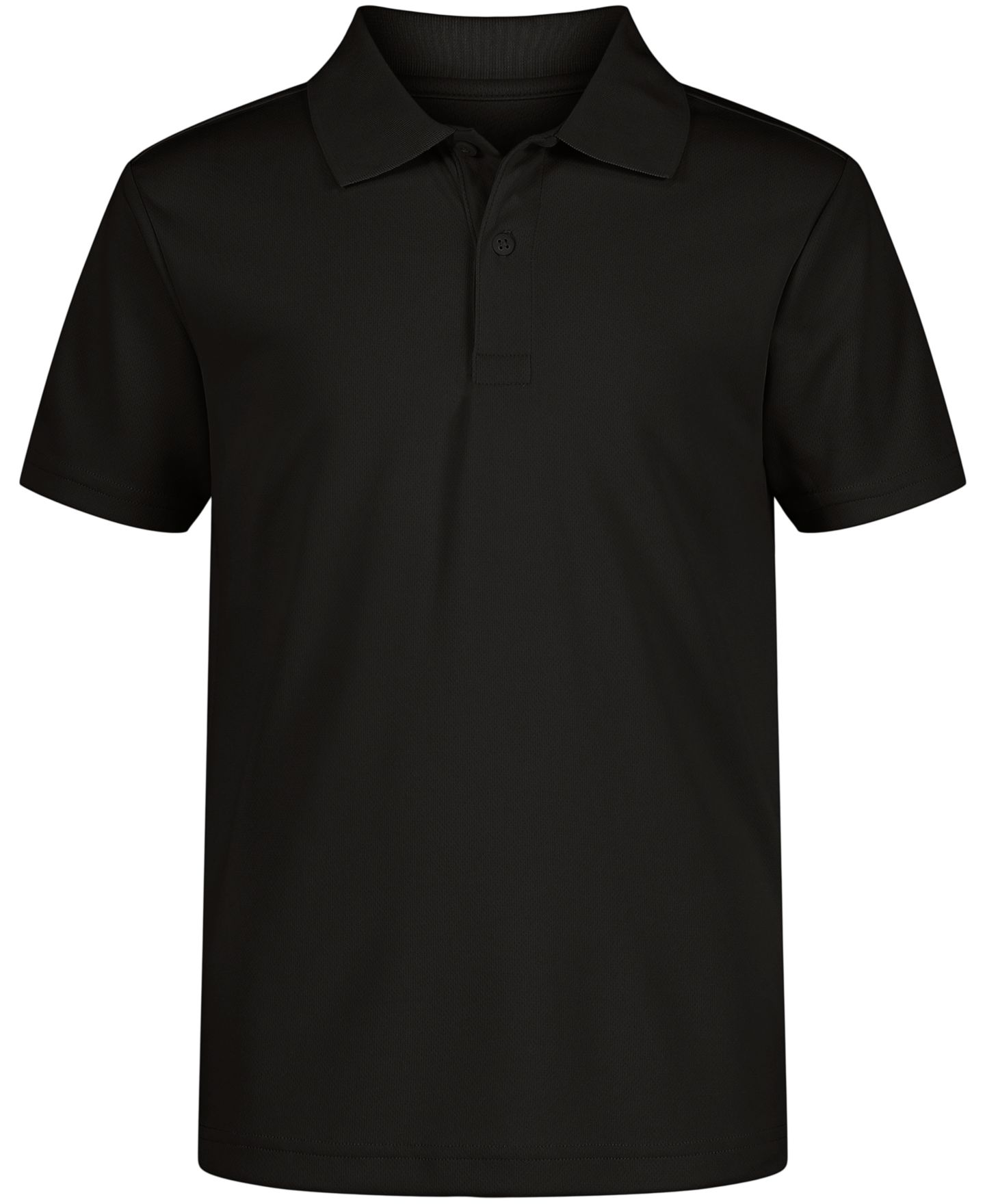 Поло Nautica Uniform Quick Dry Short Sleeve Performance Stretch Polo для мальчиков, цвет: Чёрный — фото 1