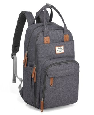 Ruvalino Baby Multifunctional Large Travel Diaper Bag - Dark gray