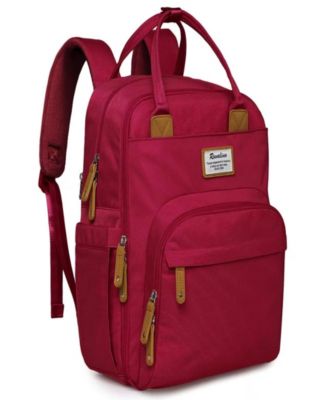 Ruvalino Baby Multifunctional Large Travel Diaper Bag - Medium Red