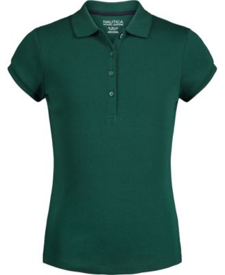 Big Girls Uniform Short Sleeve Polo Shirt