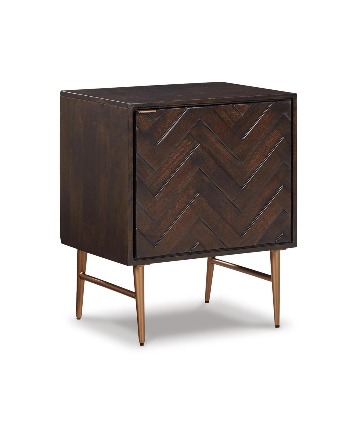 Signature Design By Ashley Dorvale Accent Cabinet In Brown