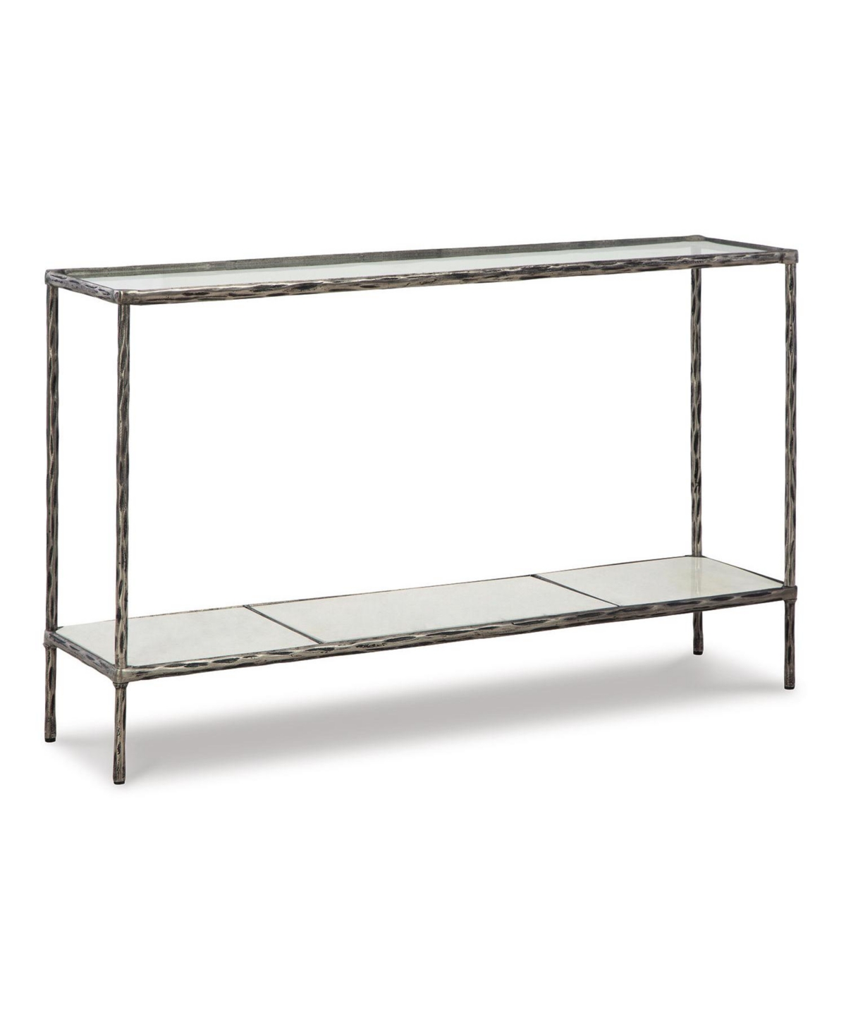 Signature Design By Ashley Ryandale Console Sofa Table In Antique Pewter Finish