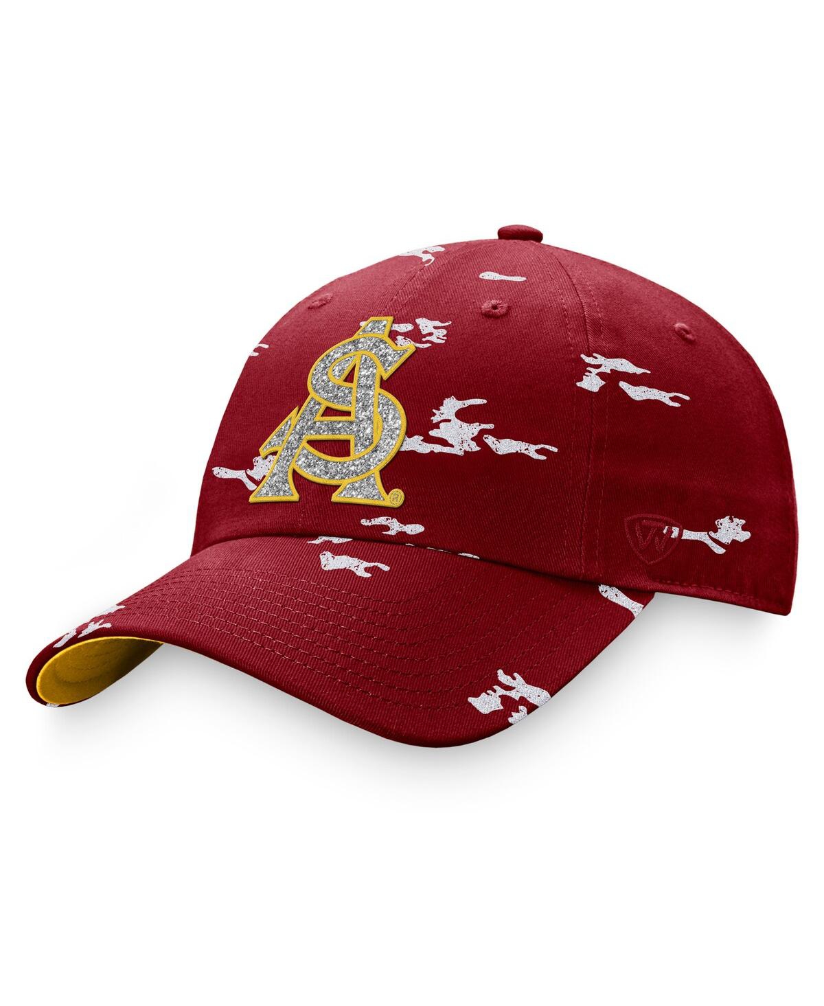 Women's Top of the World Maroon Arizona State Sun Devils Oht Military-Inspired Appreciation Betty Adjustable Hat - Maroon
