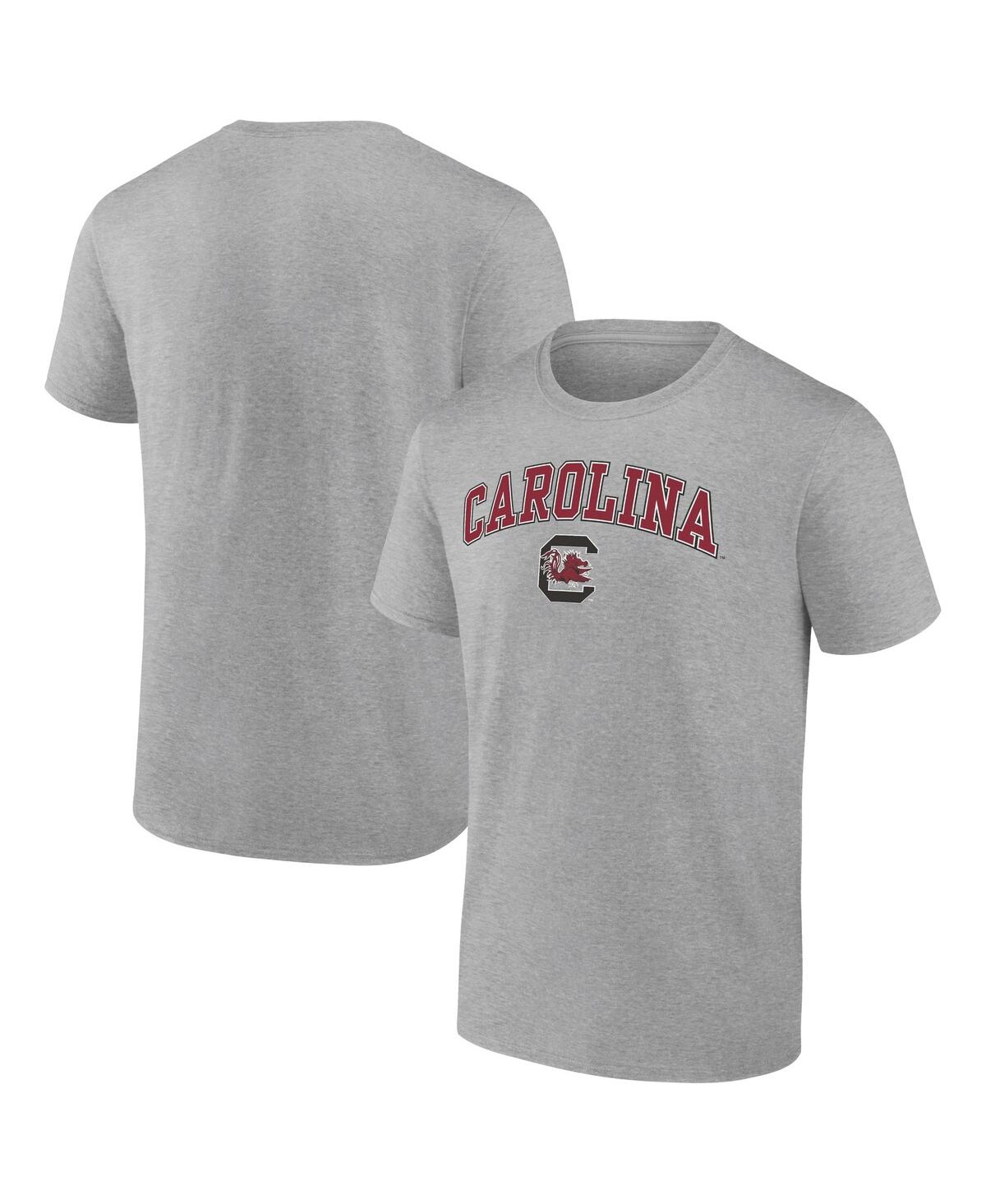 Fanatics Men's  Gray South Carolina Gamecocks Campus T-shirt