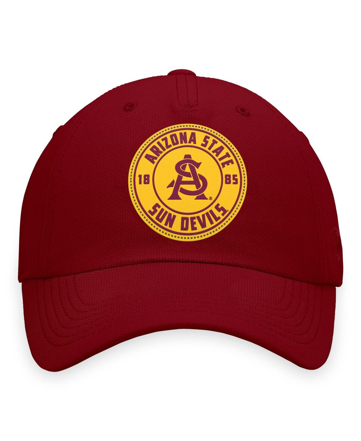 Top Of The World Men's  Maroon Arizona State Sun Devils Region Adjustable Hat In Maroon