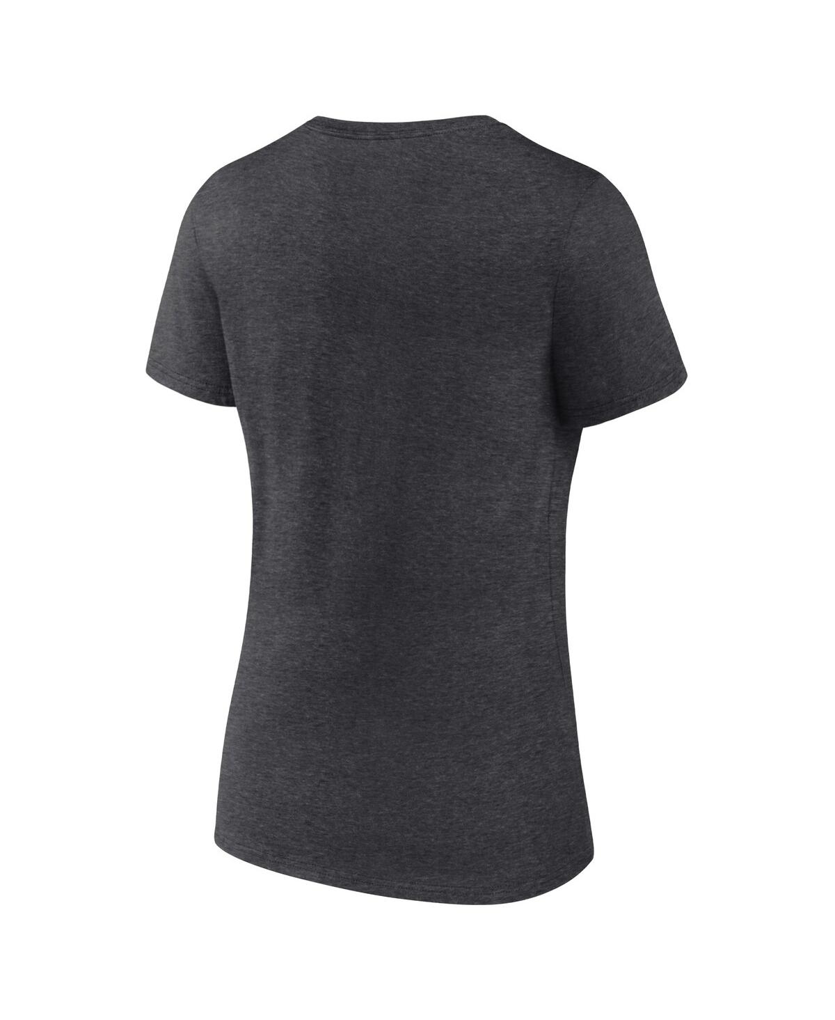 Women's FanaticsUsc Trojans Evergreen Campus V-Neck T-shirt - Heather Charcoal