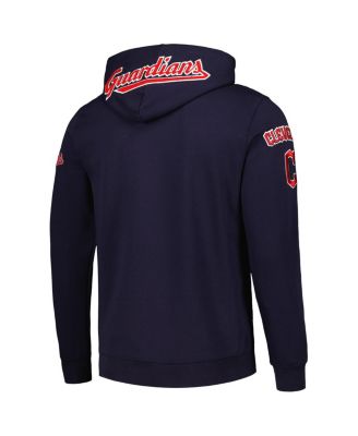 Men's Navy Cleveland Guardians Team Logo Pullover Hoodie