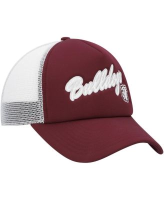Men's Maroon Mississippi State Bulldogs Script Trucker Snapback Hat