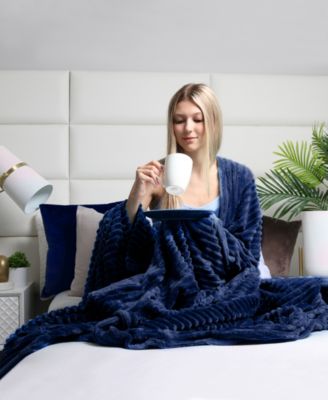 Cut Plush Lightweight Super Soft Fuzzy Luxury Bed Blanket, King