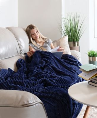 Cut Plush Lightweight Super Soft Fuzzy Luxury Bed Blanket, King