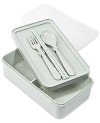Oake - Blue Bento Box with Utensils
