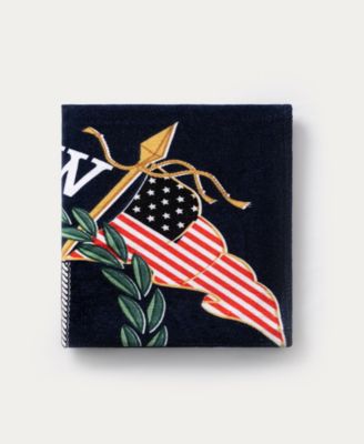 Logo Crest Turkish Cotton Beach Towel, 37&amp;quot; x 71&amp;quot;