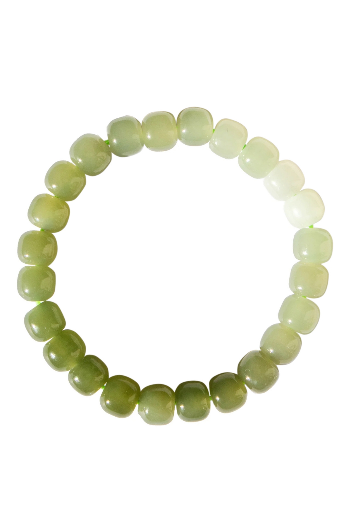 seree Ombre — Beaded jade bracelet