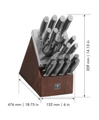 HENCKELS International Graphite 20-Pc. Self-Sharpening Cutlery Set 