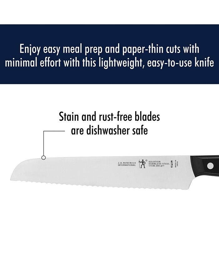 J.A. Henckels Solution 8" Bread Knife Macy's