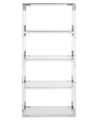 Hayley 62" Acrylic Bookshelf