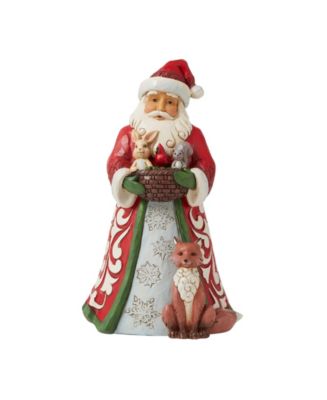 Jim Shore Santa with Animals Figurine - Macy's