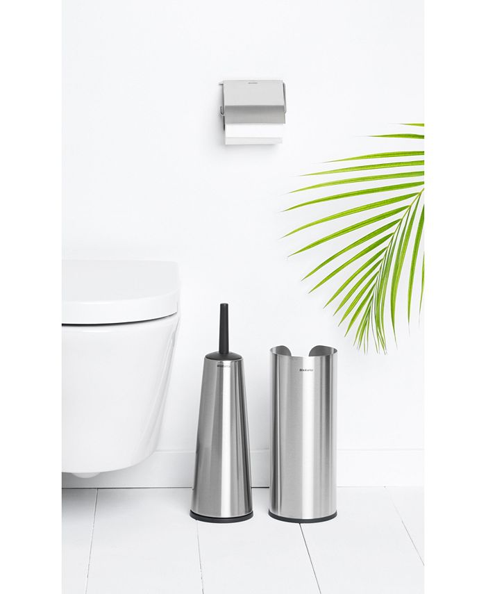 Brabantia Renew Toilet Accessory Set of 3 Toilet Brush and Holder