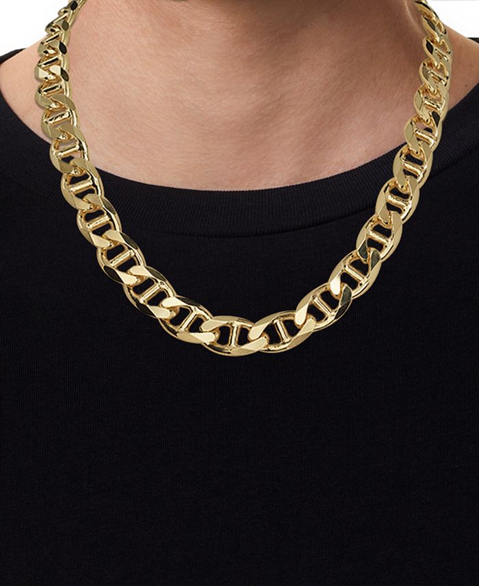 Men's mariner link necklace clearance