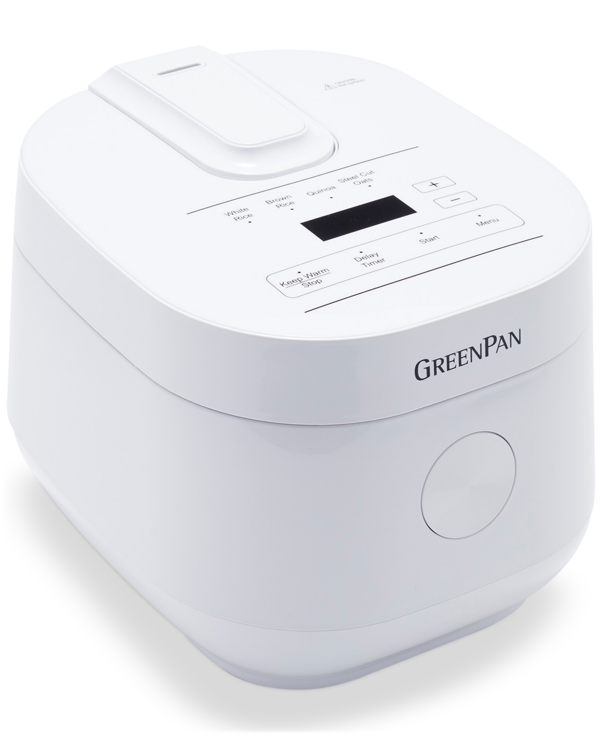 Greenpan 8-cup Ceramic Nonstick Electric Rice Cooker In White