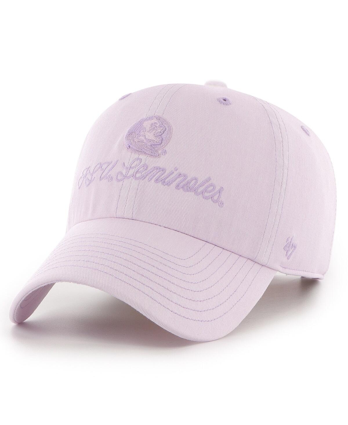 47 Brand Women's ' Purple Florida State Seminoles Haze Clean Up Adjustable Hat