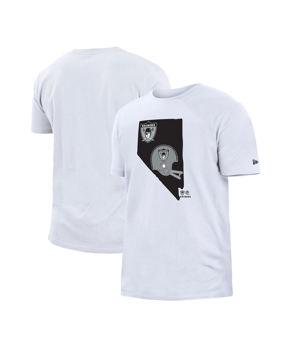 Shop New Era Men's  White Las Vegas Raiders Gameday State T-shirt