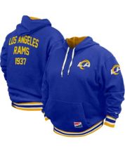Men's MSX by Michael Strahan Royal Los Angeles Rams Relay Sleeveless  Pullover Hoodie
