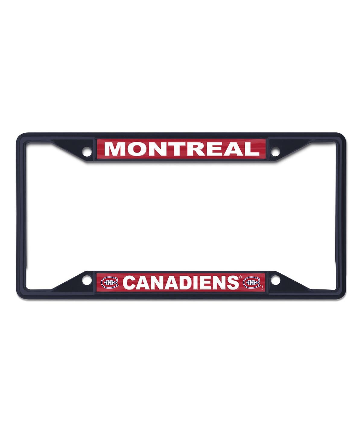 Shop Wincraft Montreal Canadiens Chrome Color License Plate Frame In Red