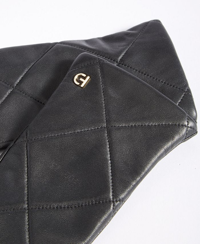 Cole Haan Women's Quilted Leather Gloves Macy's