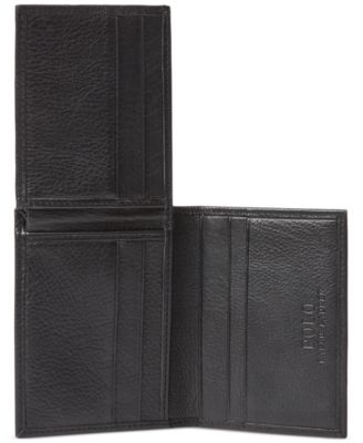 Men's Pebbled Leather Billfold