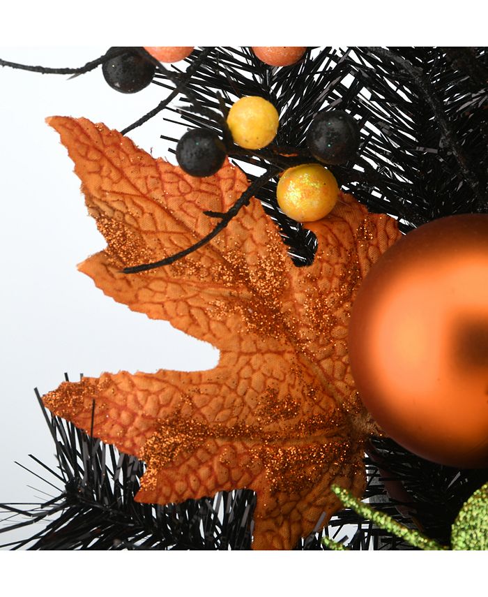 National Tree Company 22" Halloween Decorated Wreath Macy's