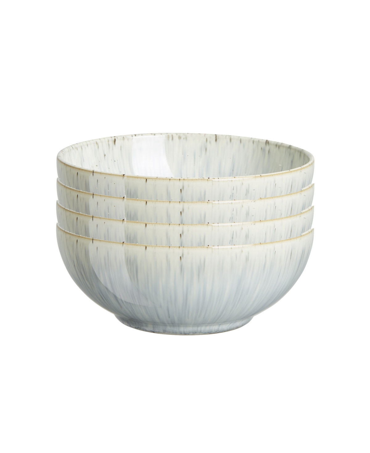 Halo Speckle Cereal Bowls, Set of 4 - Blue/Gray