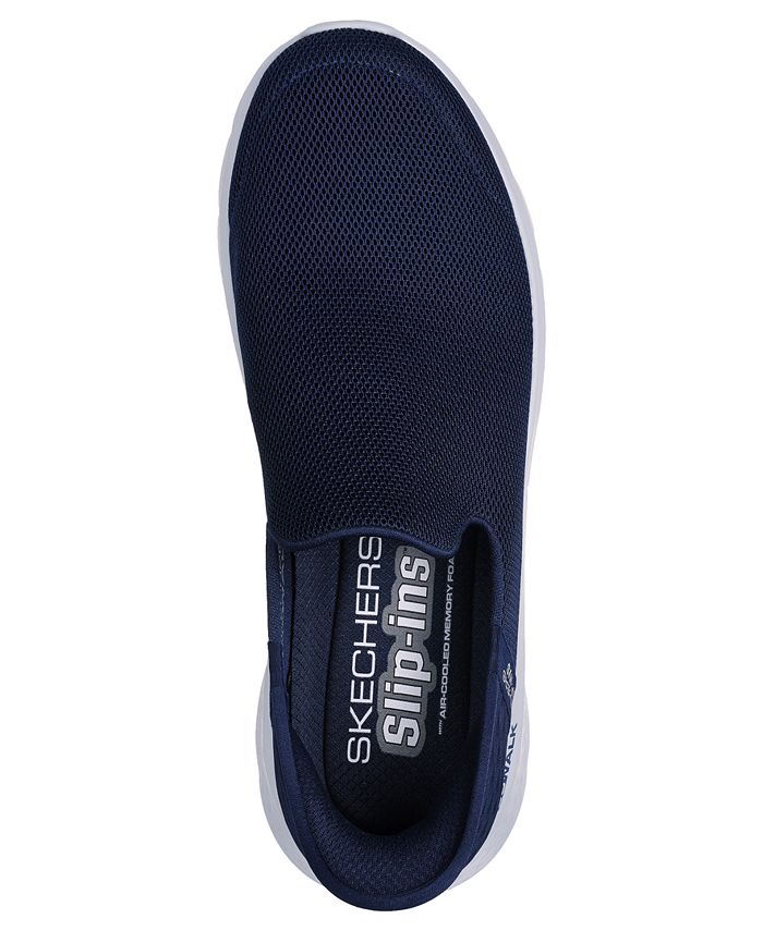 Skechers Men's Slip-Ins GoWalk Flex Wide-Width Walking Sneakers from ...