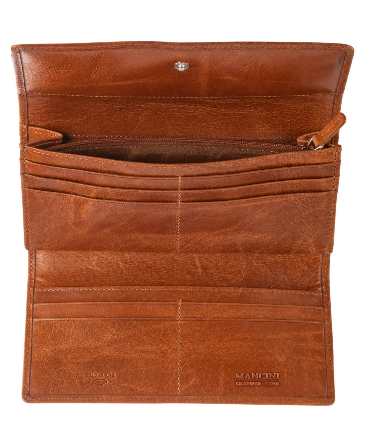 Mancini South Beach Rfid Secure Trifold Wallet