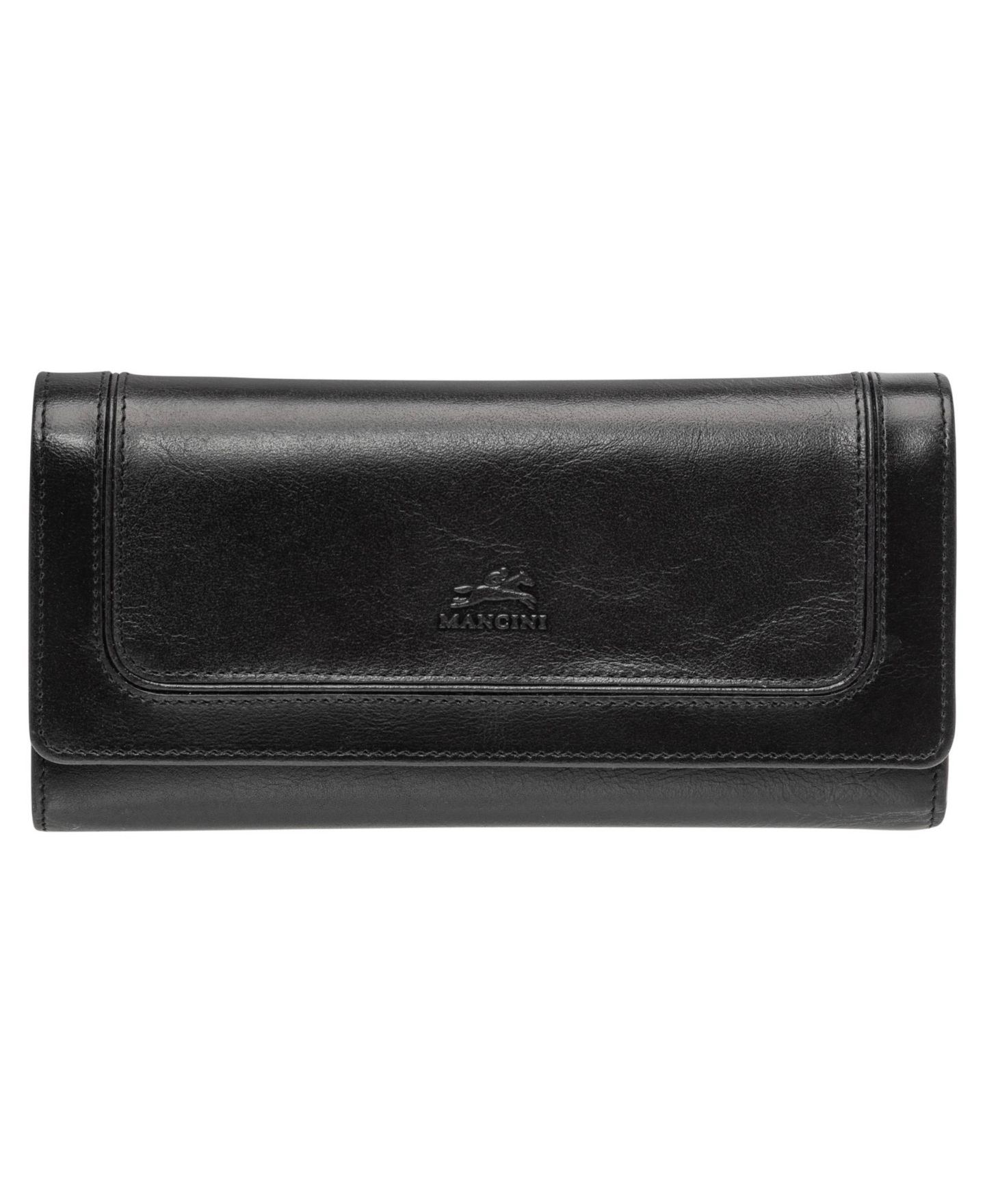 Кошелёк Mancini South Beach RFID Secure Quadruple Fold Wallet, цвет: Чёрный — фото 1