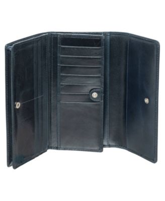 South Beach RFID Secure Quadruple Fold Wallet